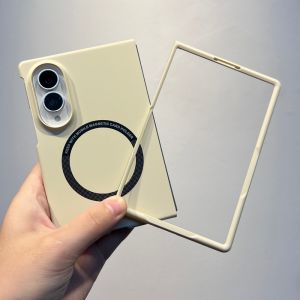 Ultra Thin PC Anti Drop Magnetic Case for Samsung Z Fold 8 Ultra Fold 7 6 5 4 3 5G for MagSafe Wireless Charger Protection Cover