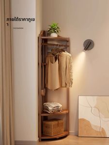 ตู้เสื้อผ้ามุมแบบพับได้สำหรับห้องนอน ตู้เสื้อผ้าแบบเรียบง่ายสำหรับใช้ในบ้าน ตู้เสื้อผ้าแบบตั้งได้ ตู้เสื้อผ้าแบบลำลอง