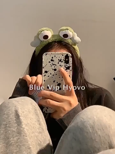 เกาหลีน่ารักปุยตุ๊กตากบคาดศีรษะสําหรับผู้หญิงสาวฤดูใบไม้ร่วงและฤดูหนาวล้างหน้าตุ๊กตาคาดศีรษะอุปกรณ์ผมของขวัญ