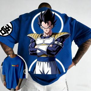 Bandai | Dragon Ball Summer Mens T-shirt Japanese Anime 21st Century Style Rei Kwakubo Style Childrens Adult Short-sleeved Shirt