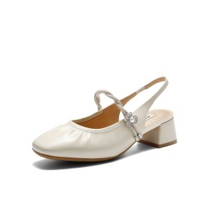 Belle | Sparkly Crystal Peep Toe Elegant High Heel Sandals