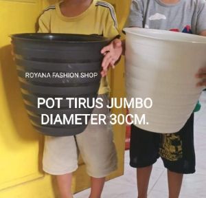 pot bunga tirrus jumbo 30cm promo termurah