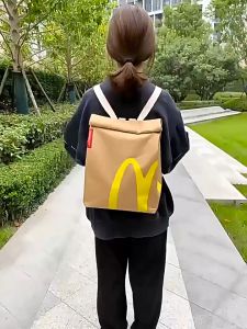 Just Star ⚡จัดส่งฟรี สินค้าพร้อมส่ง⚡ กระเป๋า กระเป๋าสะพายผญ กระเป๋าแมคโดนัล กระเป๋าเป้ กระเป๋าสะพายข้าง น่ารัก กระเป๋าผ้า