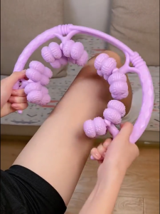 32 Wheel Calf Arm Leg Body Massage Roller Slimming Body Anti Cellulite Massager Women Shapely Legs Relax Tool Home Health Care