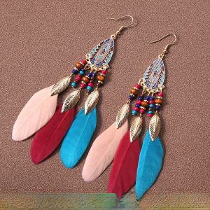 Hoa Tai Tua Rua Thắt Lưng Pha Lê Hình Mỏ Vịt Bohemian Cho Phụ Nữ Du Lịch Chụp Ảnh Tạo Không Khí Phụ Kiện Thời Trang Mới