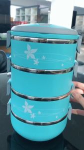 RRS ปิ่นโต ปิ่นโตใส่อาหาร เก็บความร้อน 4 ชั้น 2.8 ลิตร - รุ่น Season