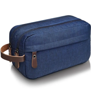 Foldable Hanging Mens Travel Large Capacity Promotional Toiletries Storage Bag Oxford Cloth Waterproof Makeup Bag Double Layer