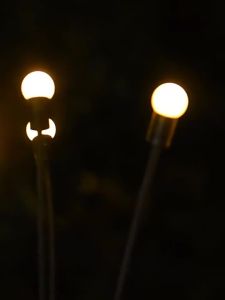 6/10 LED Solar String Fairy Lights Path Lawn Landscape Firefly Lamp Outdoor New Year Christmas Garden Patio Garland Street Decor