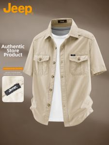 Jeep | Workwear Multi-Pocket Casual Mens Shirt