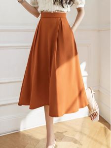 High-end Fashionable Designer Small Batch High Waist Pleated Skirt