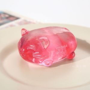 Kitten Squishy Sensory Toy Soft Candy Stress Relief Squeeze Vent Toy Anti-Anxiety Squeeze Toy Ideal for People with ADHD