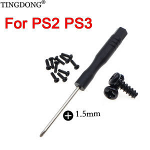 10/20/50PCS For PS3 PS2 Replacement Phillips Screws Kit Flat Head Pan Head+screwdriver For PS3 PS2 Controller Repair Parts