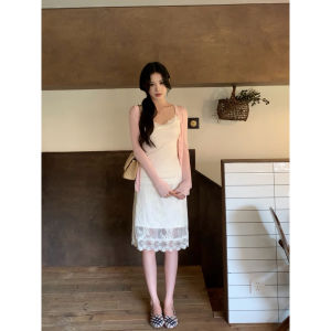 Summer Mid-Length Lace Skirt