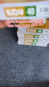 1 PACK 10 PCS BUKU TULIS SIDU OKEY KIKY VISION COVER COKLAT 40 LEMBAR