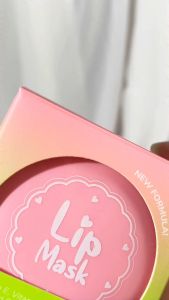 La Tulipe Lip Mask: Masker Pelembab Bibir New Formula Strawberry & Melon Moist