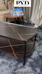 Bàn trà sofa bàn cafe 2 tầng mặt gỗ phủ melamin cực đẹp và thời trang bàn trà nhật ngồi bệt sang trọng Bàn Trà OVAN phòng khách bảo hành 36 tháng