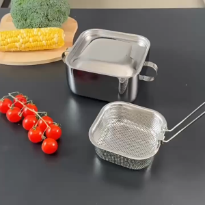 Stainless Steel Pasta Boil Basket/Long Handle Hot Pot Strainer Spoons Noodle Spoon/Filter Boil Basket for Kitchen