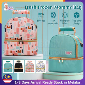 Large Capacity Multi function Mummy Diaper Bag Waterproof Casual Backpack Thermal Insulation Bottle Mother Bagpack Maternity Nappy Bag for Travel