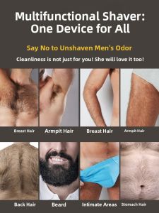 MONLEYTA | Electric Shaver For Men Personal Intimate Hair Trimmer Egg Hair Grooming Tool Professional Anal Hair Removal Razor Specialized