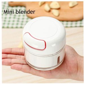 Mini Garlic Chopper Hand Pull Blender Food Processor Blander Mini Pengisar Kisar Bawang Kering