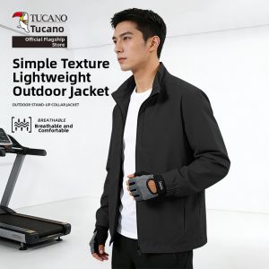 TUCANO | Mens Lightweight Outdoor Jacket Stand Collar Sport Coat