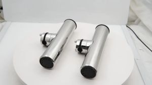 Marine ตกปลาสแตนเลสอุปกรณ์เสริมหมุนได้ที่ยึดคันเบ็ดสำหรับ22-32ท่อ Mm