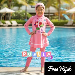 Baju Renang Anak Perempuan Hijab Panjang