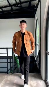 Steigen Trucker Canvas V2 Caramel / Jacket Parka Pria
