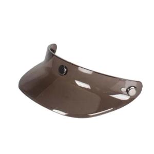 EELHOE | Motorcycle Jet Helmet 3-Snap Visor 1Pcs Dust Proof Sun Shield Brim for Off-road Motorbike Riding Replacement Accessory