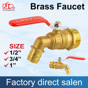 Sang Qiang Brass Faucet Outdoor Washer Mop Faucet SIZE（1/2“， 3/4” ， 1“ )