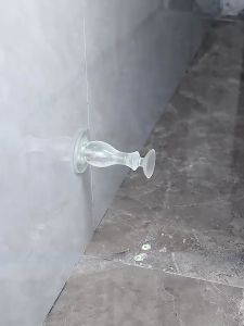 1PC PVC Door Stopper Durable Punch-free Cupboard Window Crash Cushion Strong Suction Self Adhesive
