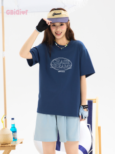 Gbiaior | Short Sleeve Letter Print Womens T-Shirt