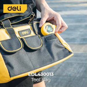 Deli Tool Bag / Tas Perkakas 16 inch Multifungsi Bahan Kuat