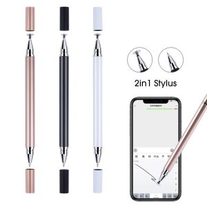 For iPad 10th Gen iPad 9th Gen Touch Screen Smart Pencil Pen Stylus Universal 2 in 1 Stylus Pen Drawing Tablet Capacitive for iPad Air 13 2024 Pro 13 2024 iPadAir 4/5 10.9 Air 11 M2 11 M4 Pro 12.9 3rd 4th 5th 6th 10.2 6th 9.7 Air 3 10.5 Mini 5 6 7