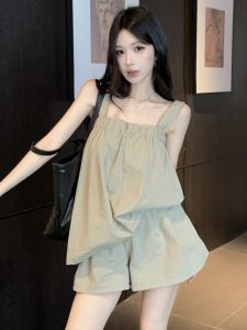 GUZILIAN | Bộ Đồ Nghỉ Dưỡng Mùa Hè Phong Cách Hàn Quốc
