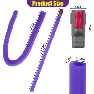 Dryer Lint Vacuum Attachment Compatible For Dyson V15 V12 V11 V10 V8 V7 Gen5 Flexible Cordless Vacuum Cleaner Dryer Vent Cleaner