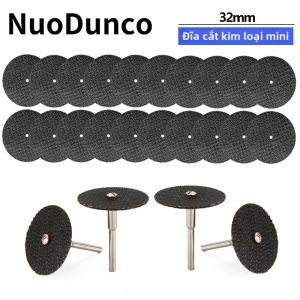 Đĩa Cắt Kim Loại Mini Đá Mài Nhựa Đường Kính 32mm Cho Dụng Cụ Quay Lưỡi Cưa Tròn Tương Thích Với Phụ Kiện Dremel