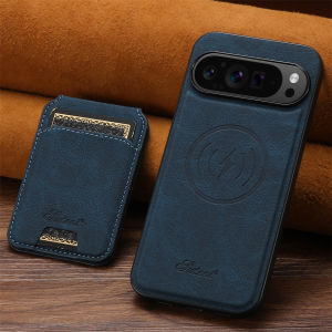 เคสโทรศัพท์แบบแยกส่วนดูดซับแม่เหล็กสำหรับ Google Pixel 10 pro XL 9 pro 7 6 พร้อมเคสใส่บัตรแบบธุรกิจ ปกป้องด้านหลังโทรศัพท์