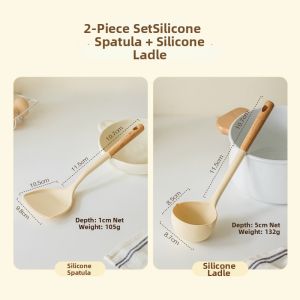 SHUEHO | Silicone Non-Stick Cookware Set Pot Shovel Spoon