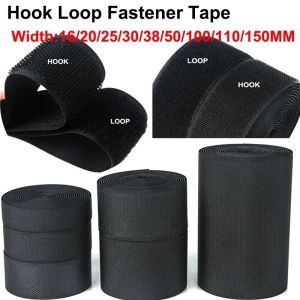 1/5Meter Sew on Hook and Loop Fastener Tape 20-50mm Non-Adhesive Nylon Strips Fabric Interlocking Velcros Strap Diy Accessories