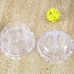 Transparent Garlic Press Anti-Slip Meat Grinder and Peeler Kitchen Small Tool Press for Mincing Garlic Onions Ginger Fruit