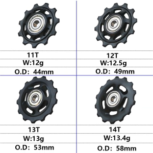 WHPHous 11t 12t 13t 14t mang xe đạp phía sau hướng dẫn bánh xe đường xe đạp Jockey phía sau Derailleur ròng rọc con lăn cho SRAM sửa chữa Kit