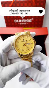 [FULLBOX] Đồng Hồ Nam Thụy Sỹ SUNRISE 1227SA Kính Sapphire Case 42mm Chống Nước Cao Cấp Chính Hãng