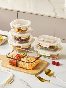 TAITAIGEDIAO | Microwave-safe Partitioned Food Storage Box