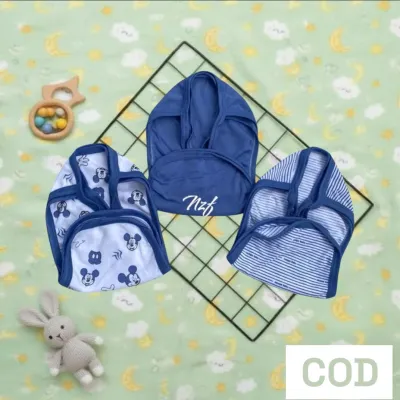12 Pcs (1 Lusin) Popok Tali Untuk Bayi Baru Lahir Newborn Motif Terbaru
