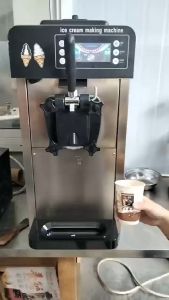 Ice cream machine desktop commercial fully automatic mini ice cream machine