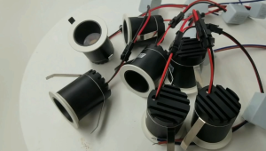 Dimmable Recessed 5W COB Anti-Glare LED Eyeball Down Lights Spotlight Ceiling Light Downlight 24Degree