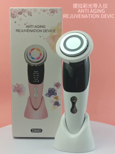 7 chế độ chống lão hóa trẻ hóa da mặt thiết bị đa mục đích Máy làm đẹp với LED đỏ và Đèn xanh dương trị EMS Iontophoresis làm sạch sâu sưởi ấm
