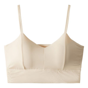 Ice Silk Seamless Intimates Womens Back Tube Top Small Size Thickened Sports Sling Vest without Steel Ring Base Ride Bra