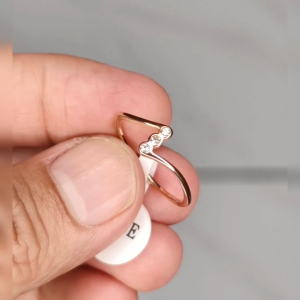 CINCIN WANITA TITANIUM WARNA ROSE GOLD / AKSESORIS WANITA TITANIUM / PERHIASAN FASHION TITANIUM ♥ GIRLIE ACC ♥